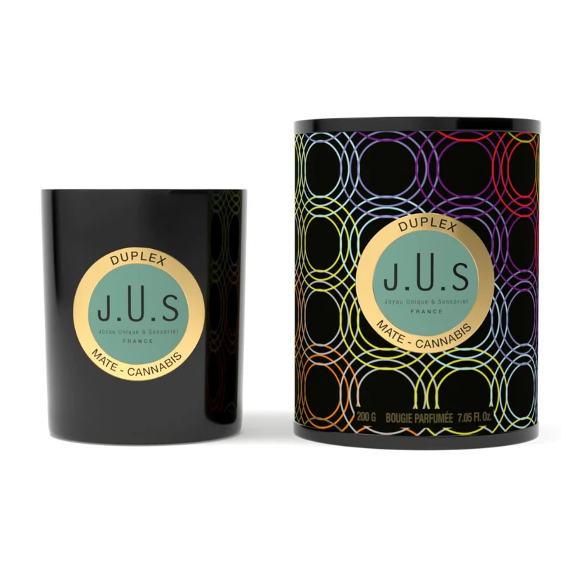 Maté - Cannabis bougie parfumée - J.U.S